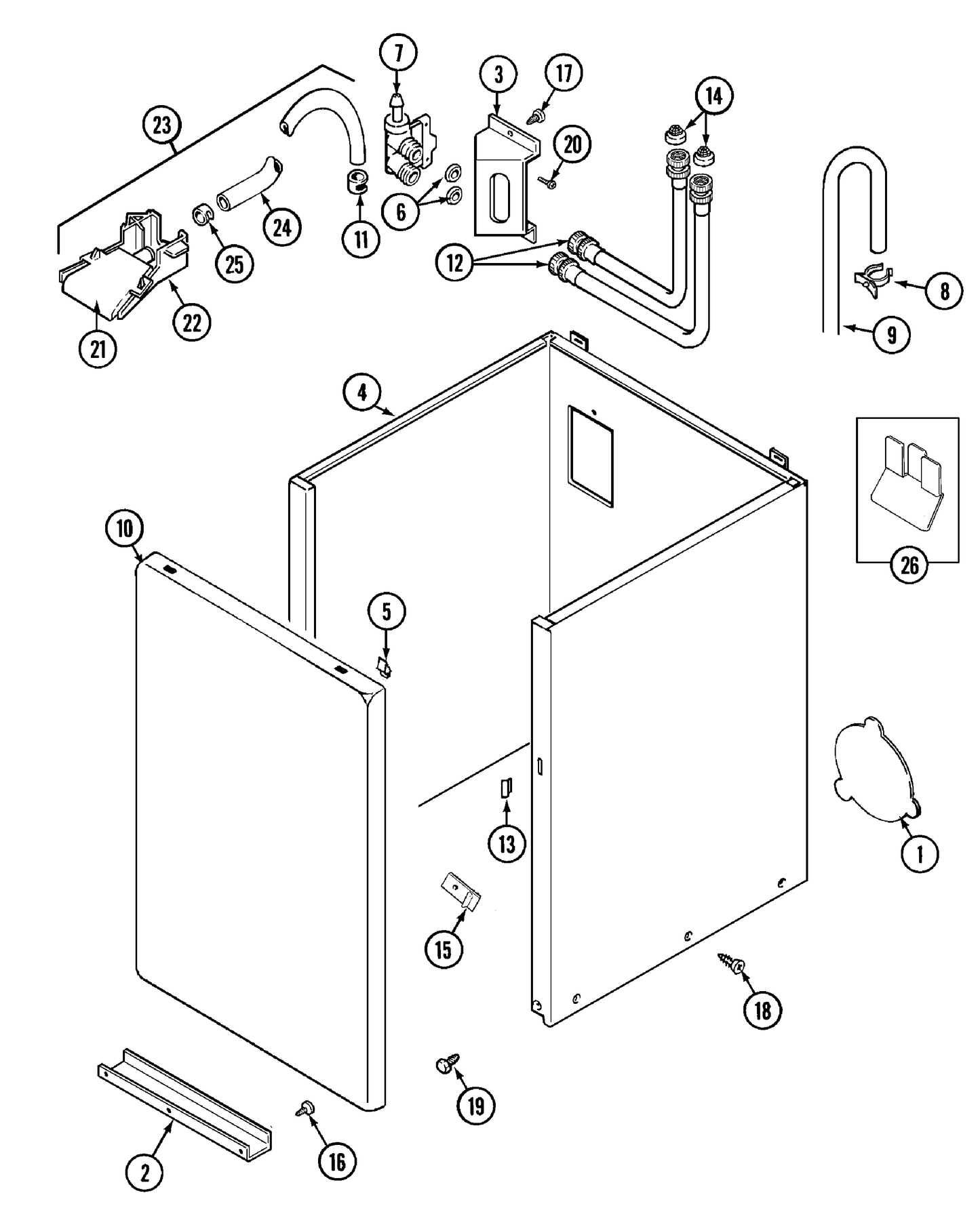 Whirlpool Water Inlet Valve WP22002360