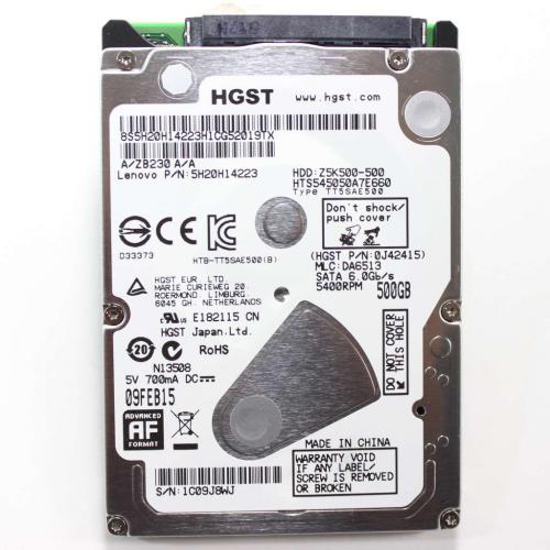 Lenovo Part# 5H20H14223 500 Gb Sata 5400 Rpm Hard Drive (OEM)