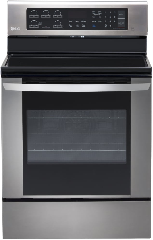 LG LRE3061ST 6.3 Cu. Ft. Electric Convection Range