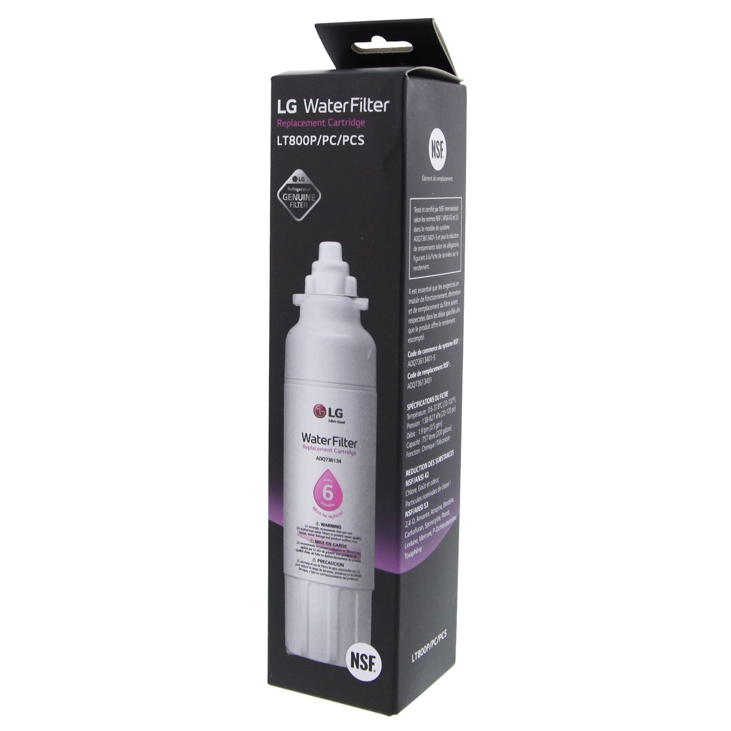 LG Refrigerator Water Filter (LT800P) - ADQ73613401