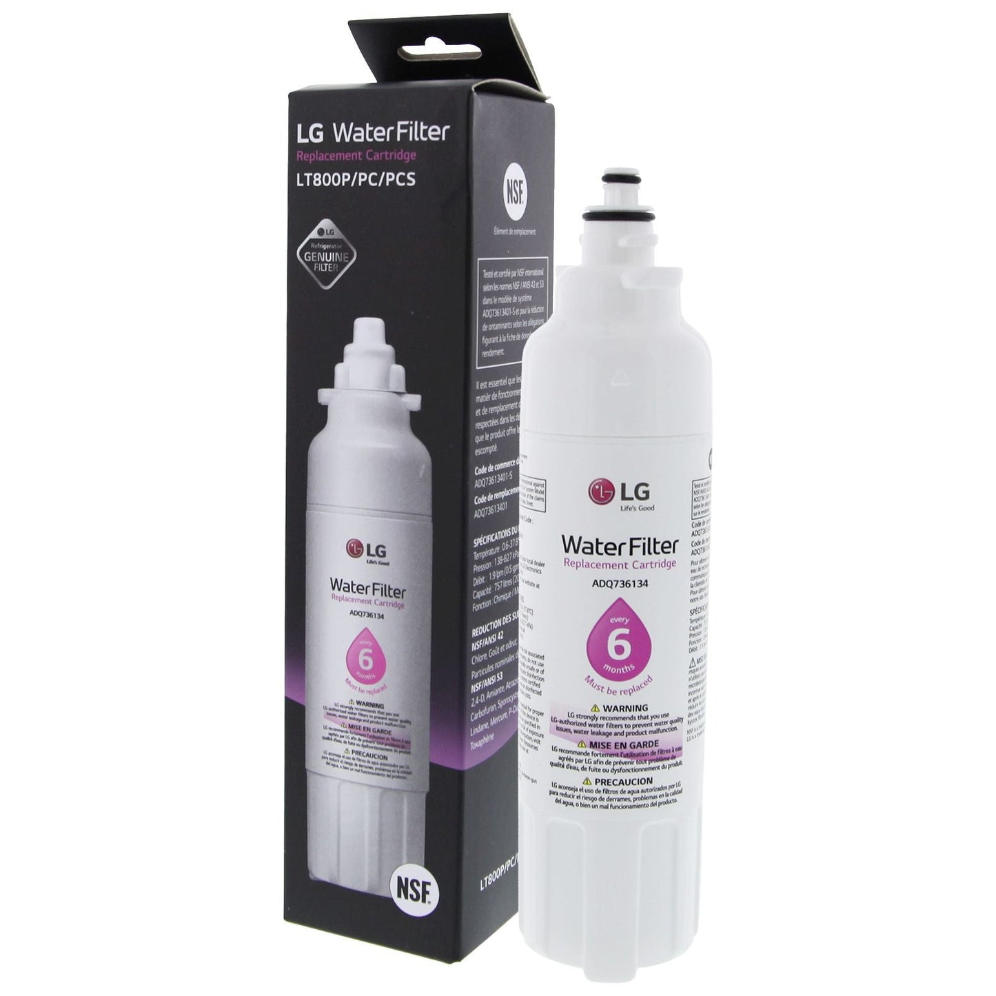 LG Refrigerator Water Filter (LT800P) - ADQ73613401