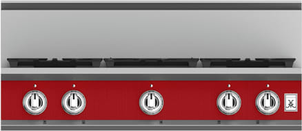 Hestan KRTS365NGRD 36 Inch Gas Smart Rangetop with 5 Sealed Burners - Red