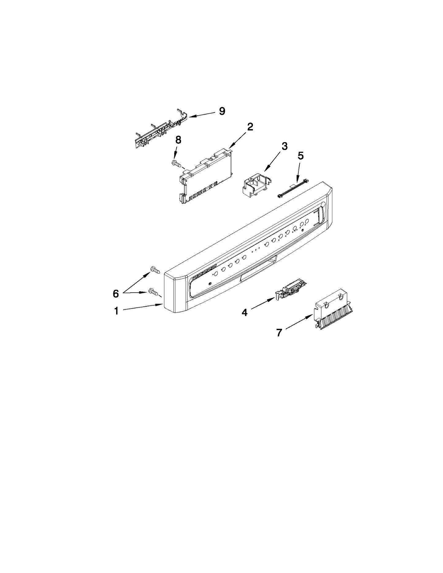 Whirlpool Door Handle WPW10401481