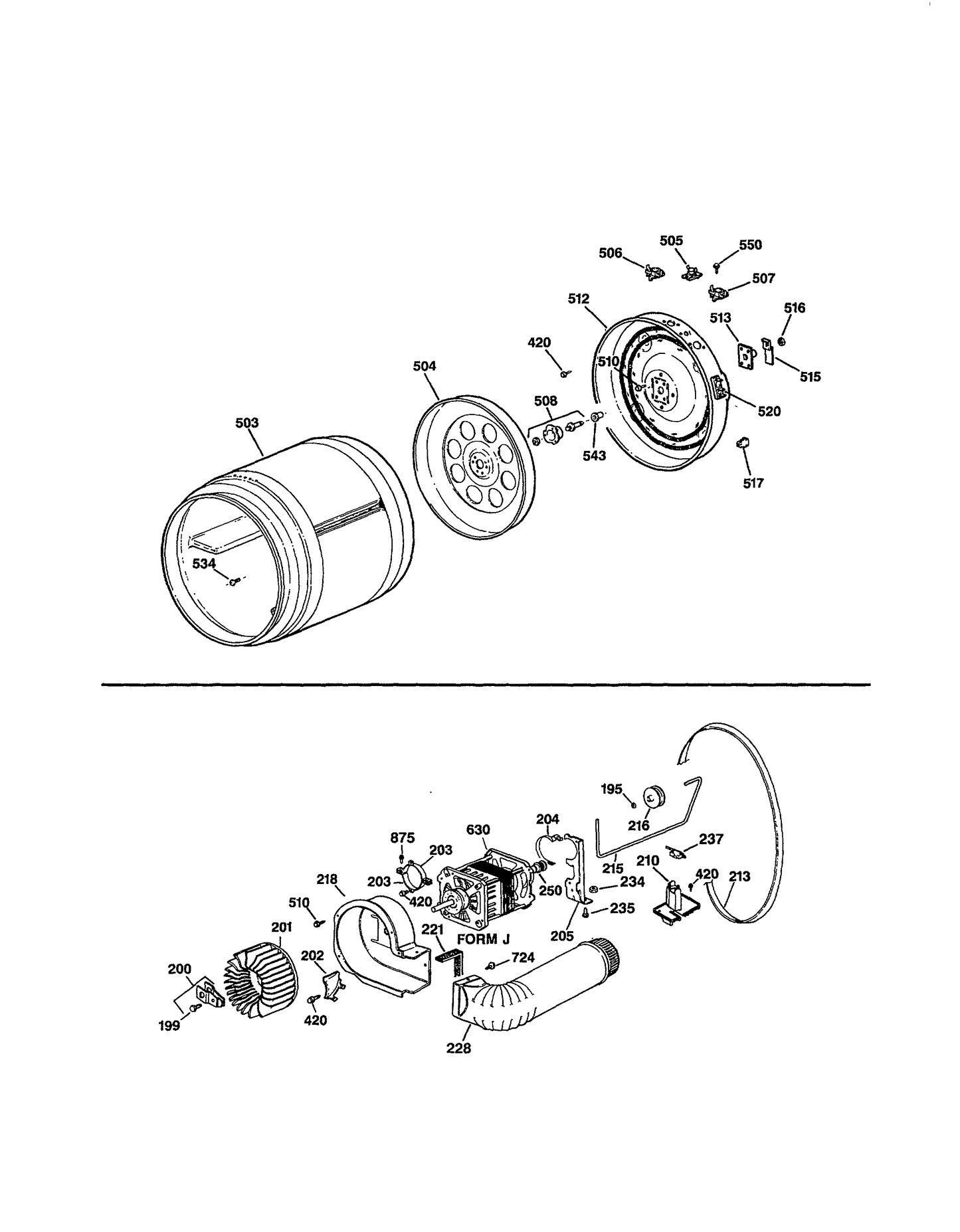 GE Washers and Dryer Drive Belt -87inch WE12X10014