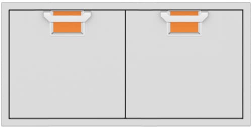 Hestan AEAD42OR 42 Inch Double Access Doors with Adjustable Door Alignment - Orange