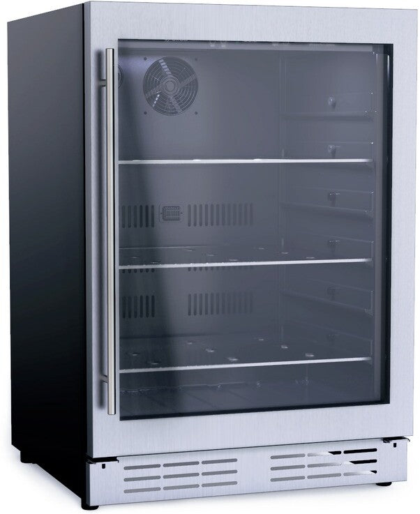Elica EBS51SS1 24 Inch Beverage Center with 4.8 Cu. Ft. Capacity, Slide Out Shelves