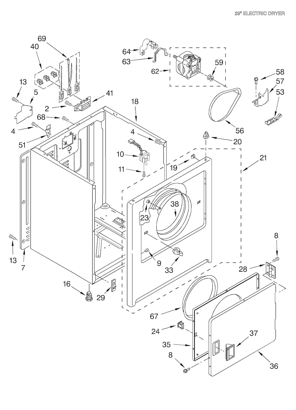 Whirlpool Door Switch Assembly WP3406105