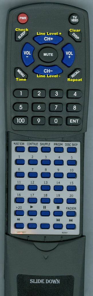 Sony Remote Control Rm-D715 - 1-465-728-11