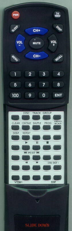 Sony Rm-Dx153 Remote Control - 1-473-299-11