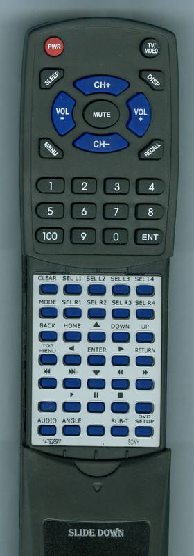 Sony Remote Control (Rm-Anu0 - 1-479-269-11