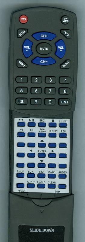 Sony Remote Control (Rm-X706 - 1-479-296-11