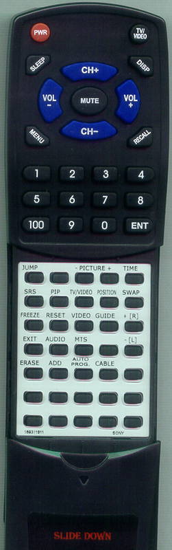 Sony Rm-763,Remote Kv32Hsr10 - 1-465-170-11