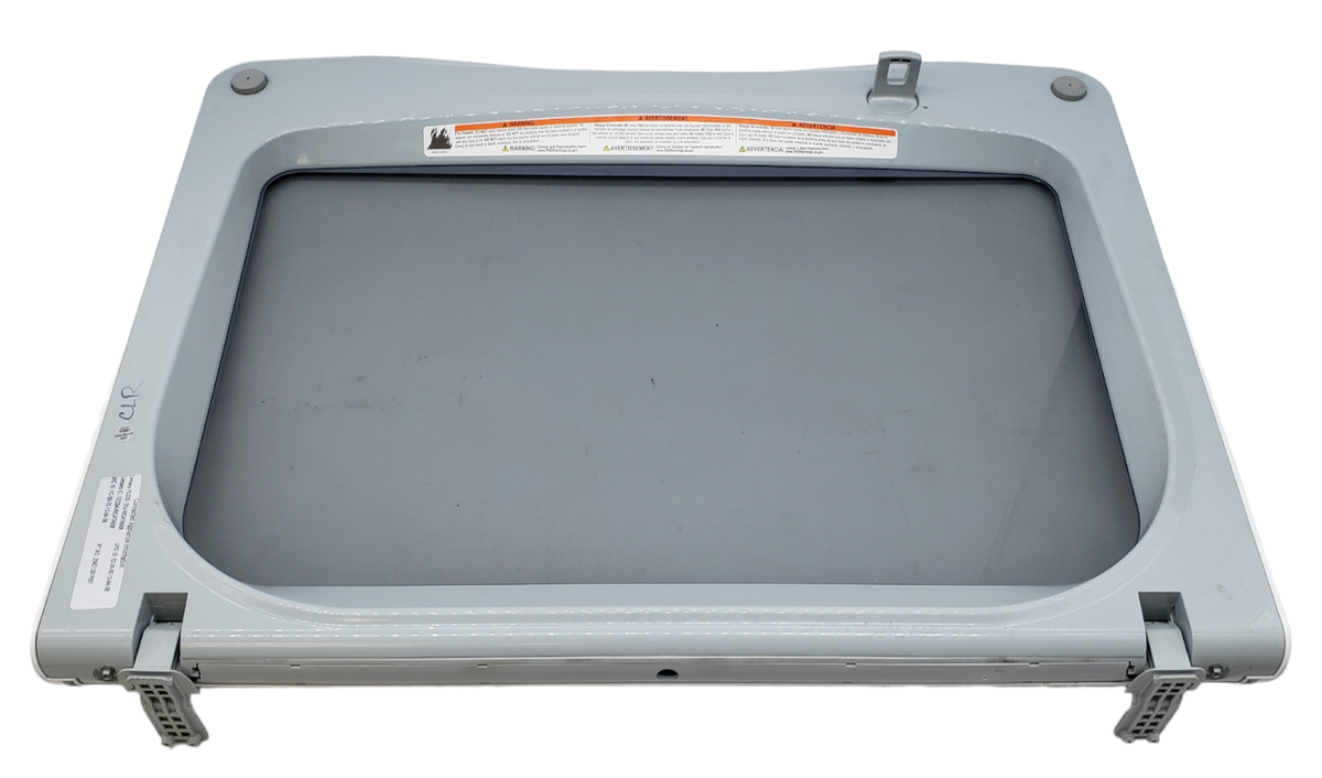 GE Washer Glass Frame Lid (White) – WH10X35297