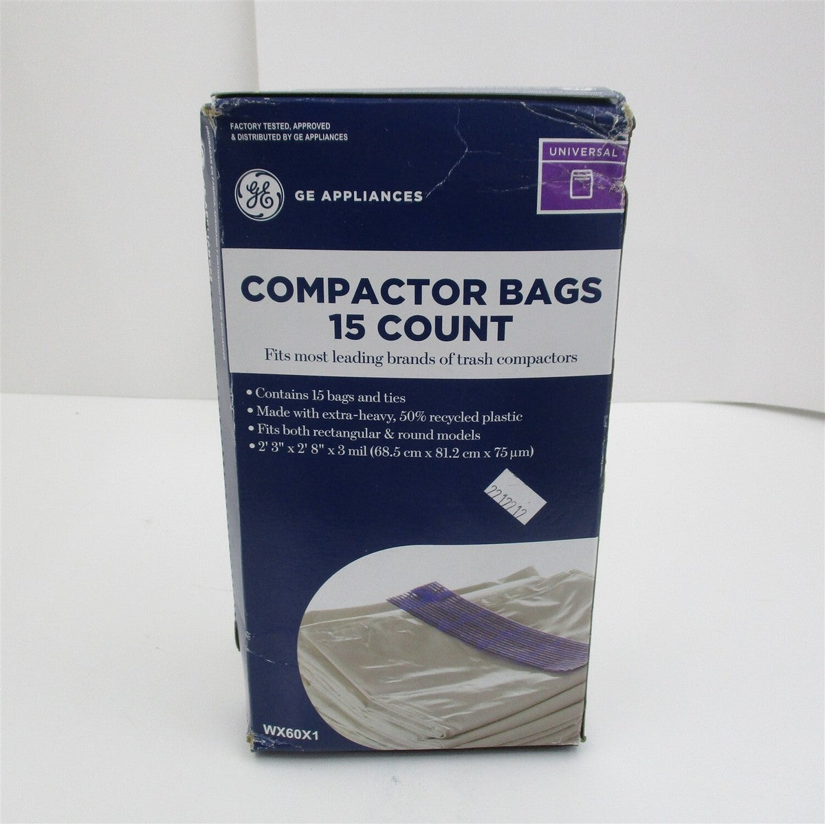 GE Trash Compactor Universal Trash Compactor Bags – WX60X1