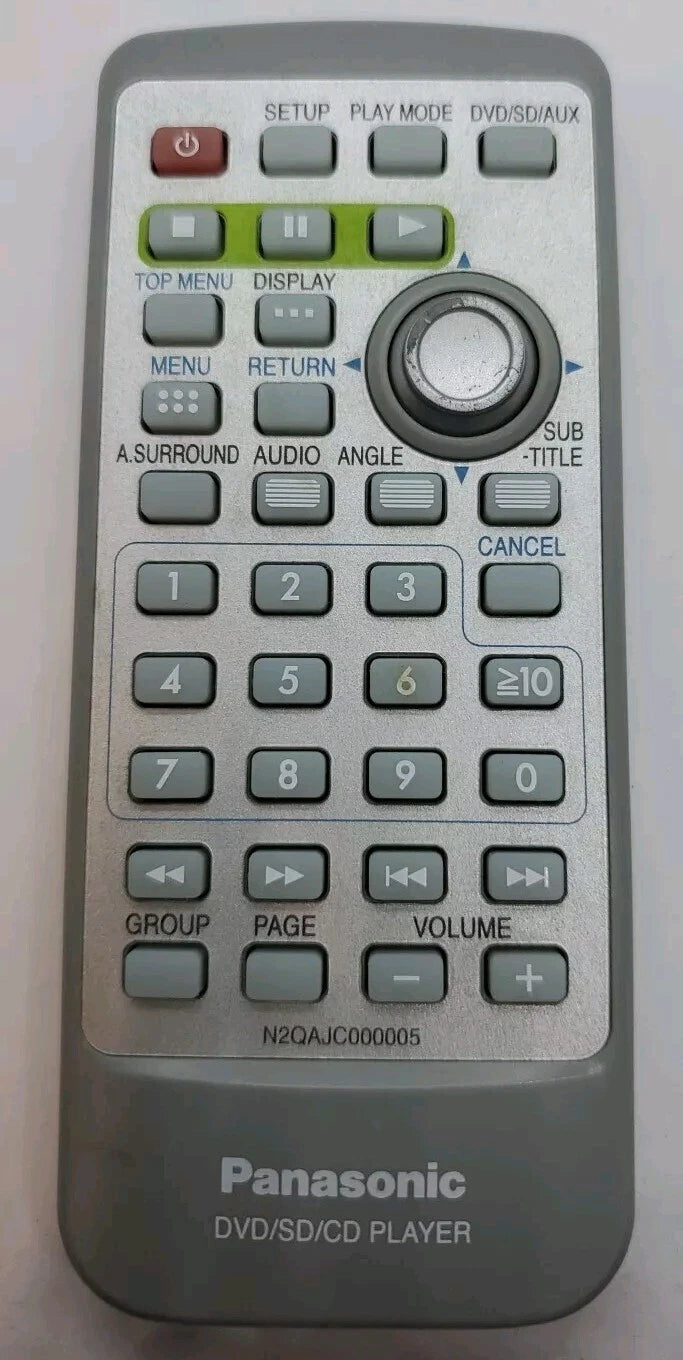 Panasonic Remote - N2QAJC000005