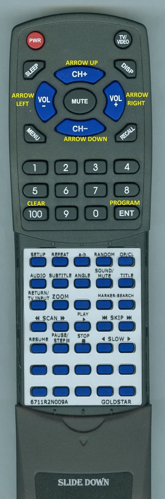 LG Remote Controller Assembly - 6711R2N009A