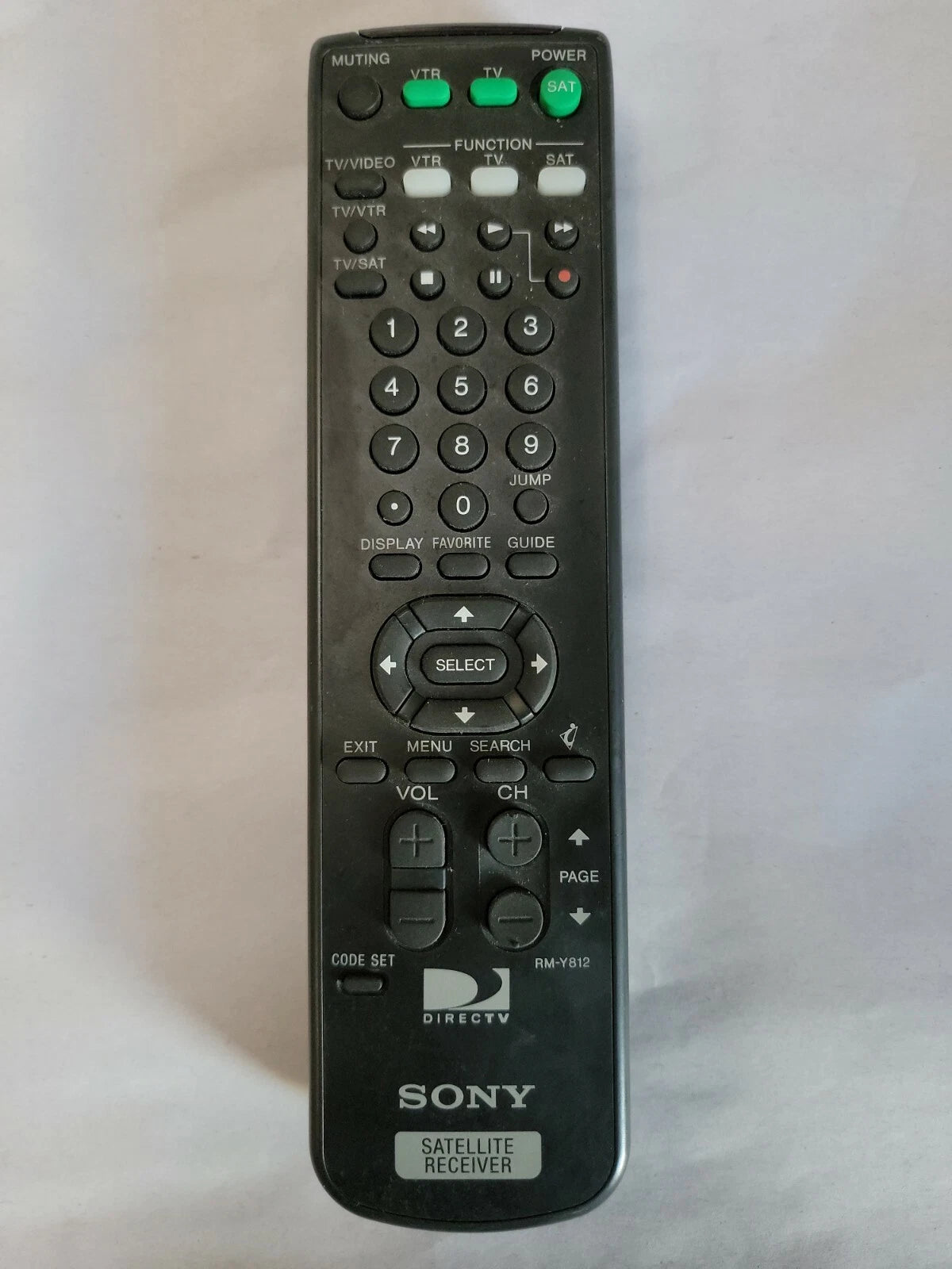 Sony Rmy812 Remote Control - RMY812