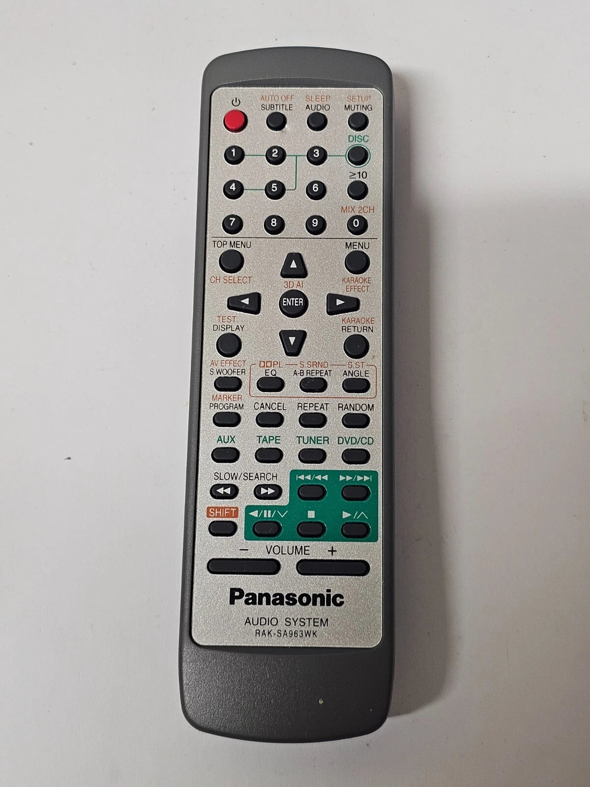 Panasonic Remote - RAK-SA963WK