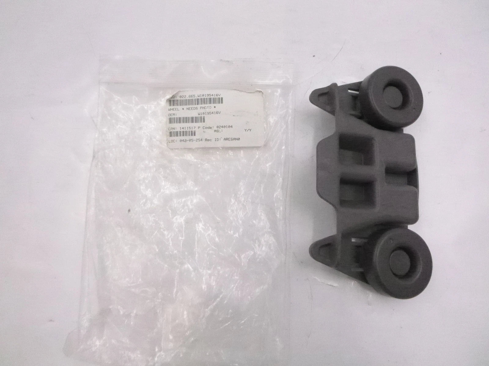 Whirlpool W10195416V Lower Dishrack Wheel Assembly