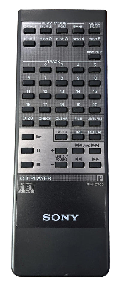 Sony Rm-D706,Remote Control, - 1-465-400-11