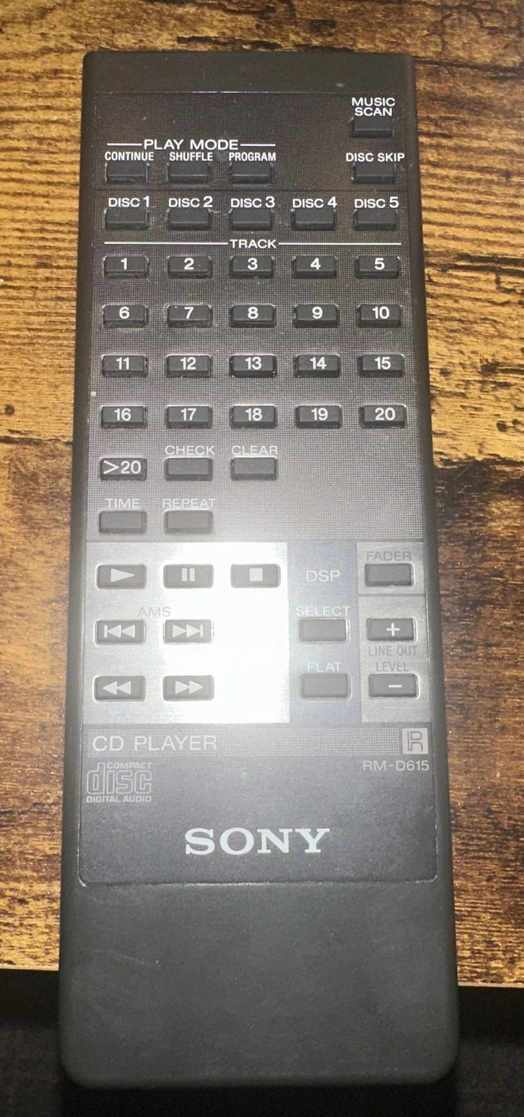 Sony Remote Control - RMD615