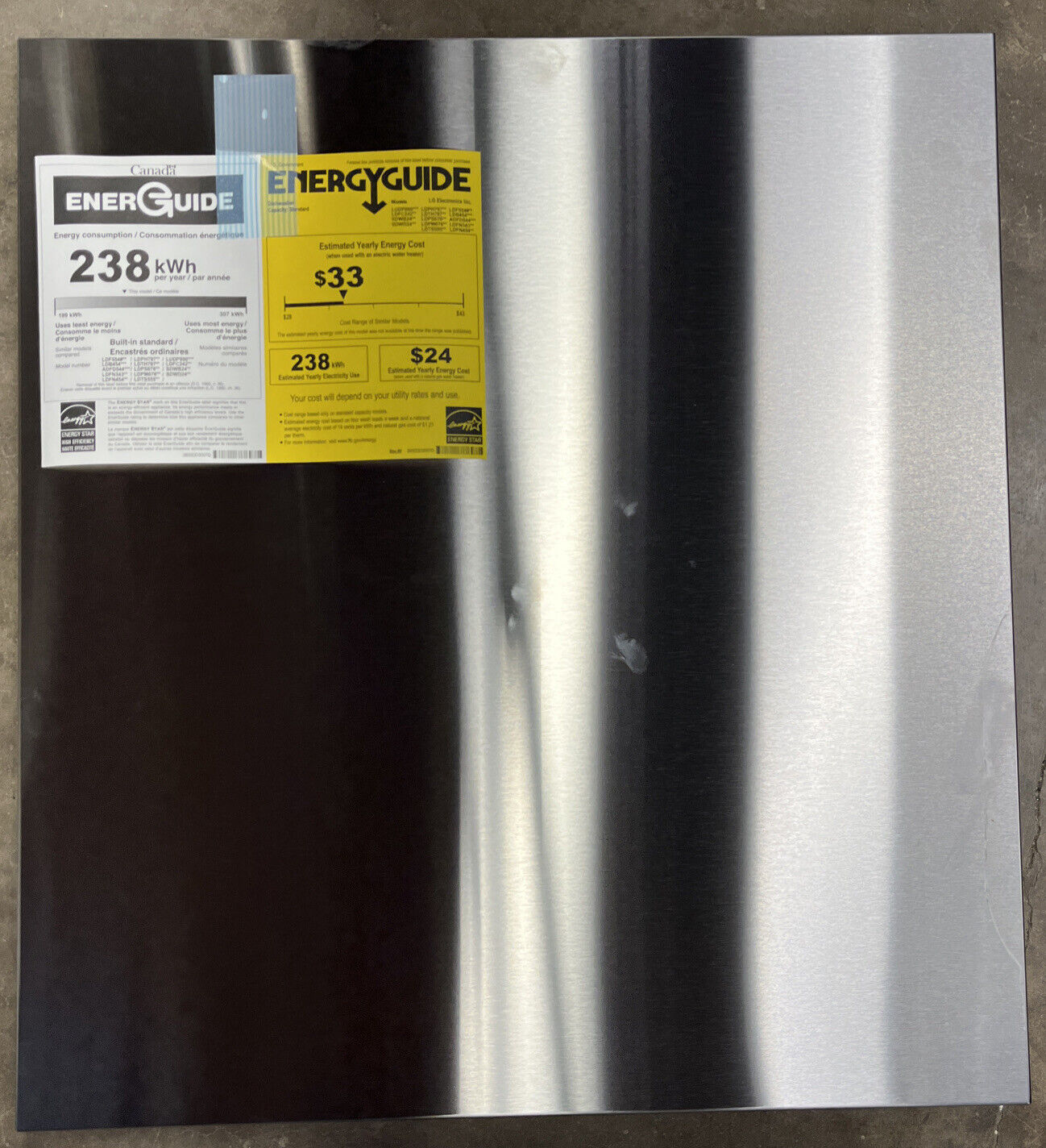 LG Part# ACQ30337003 Front Cover Assembly - Genuine OEM