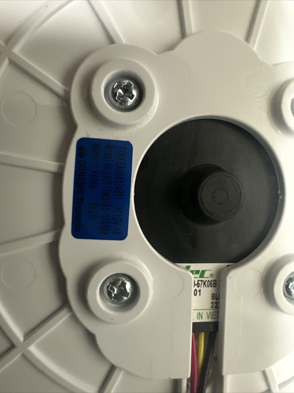 LG Part# EAU64824801 DC Motor Assembly - Genuine OEM