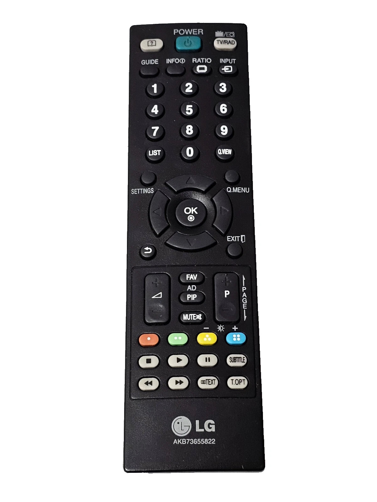 LG Remote Controller Assembly - AKB73655834