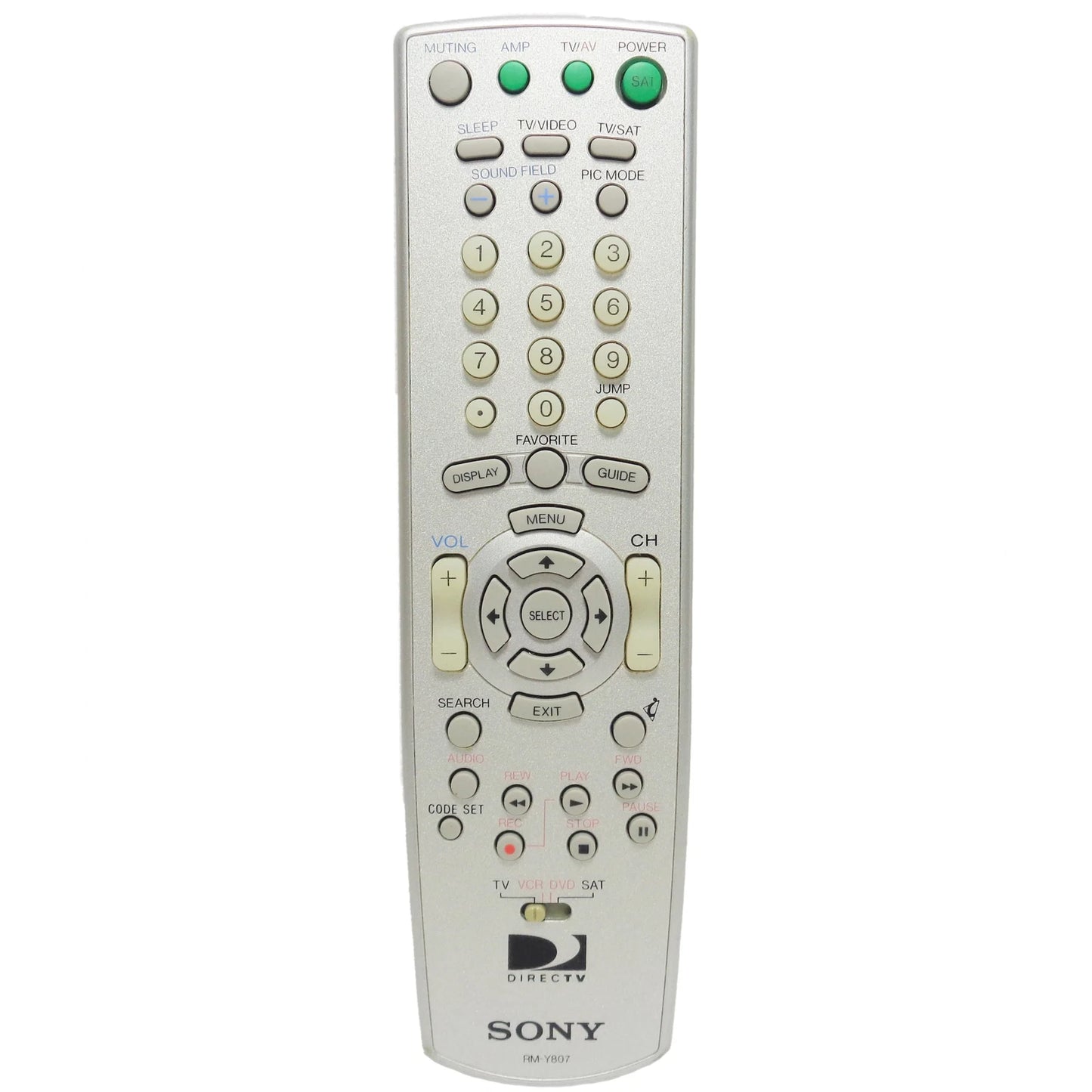 Sony Rm-Y807 Remote Control - 1-476-462-11