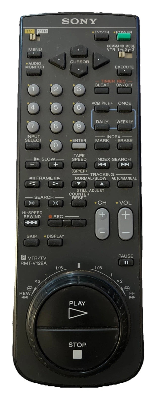 Sony Rmt-V129A Remote Control - 1-467-098-11