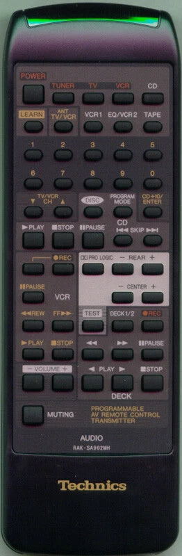 Panasonic Remote - RAK-SA902MH