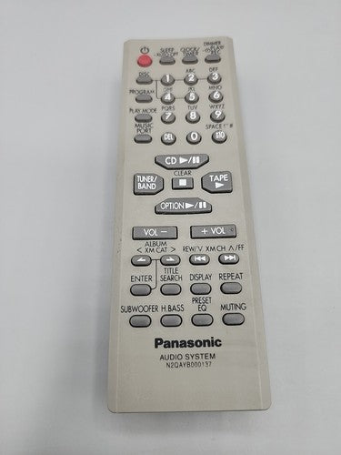 Panasonic Remote - N2QAYB000137