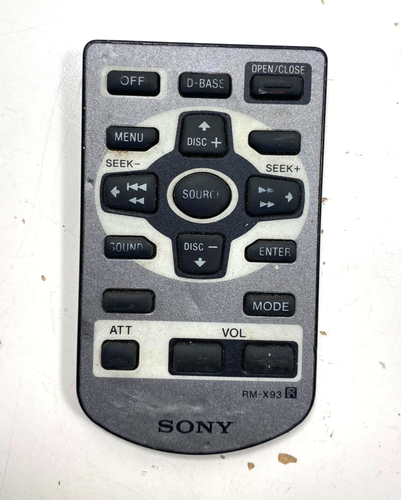 Sony Remote Control - RM-X93