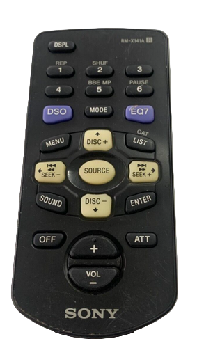 Sony Remote Control Rmx141A - RMX141A
