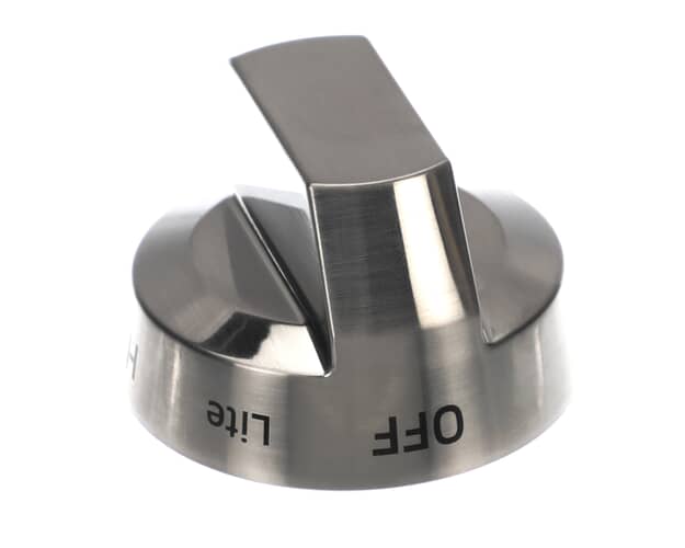 Samsung Part# DG94-01712A Burner Control Knob - Stainless (OEM)