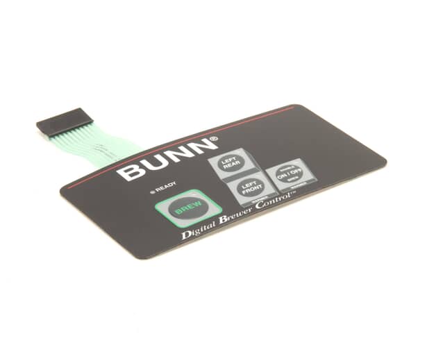 Bunn Switch, Membrane 3-Wrmr Left - 29006.0001