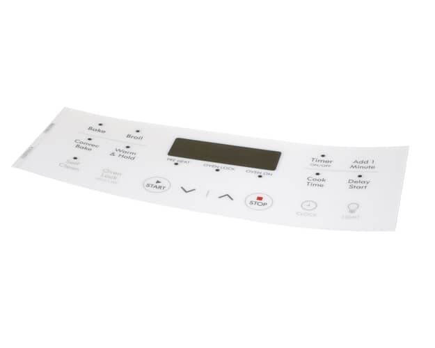 Kenmore Electric Range - Oven/Stove Touchpad Control Panel Overlay - White 790.96184710