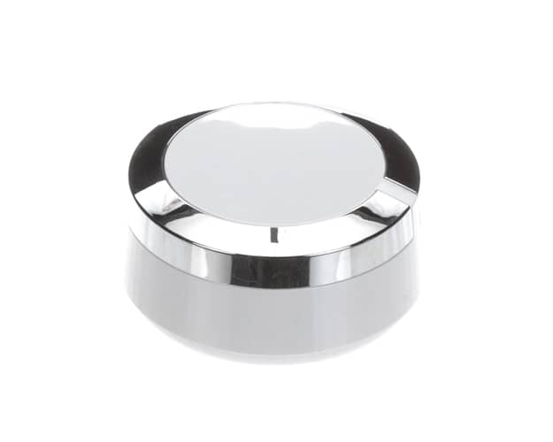 GE GTD45GASJ0WS Dryer Timer Control Knob (White/Chrome)