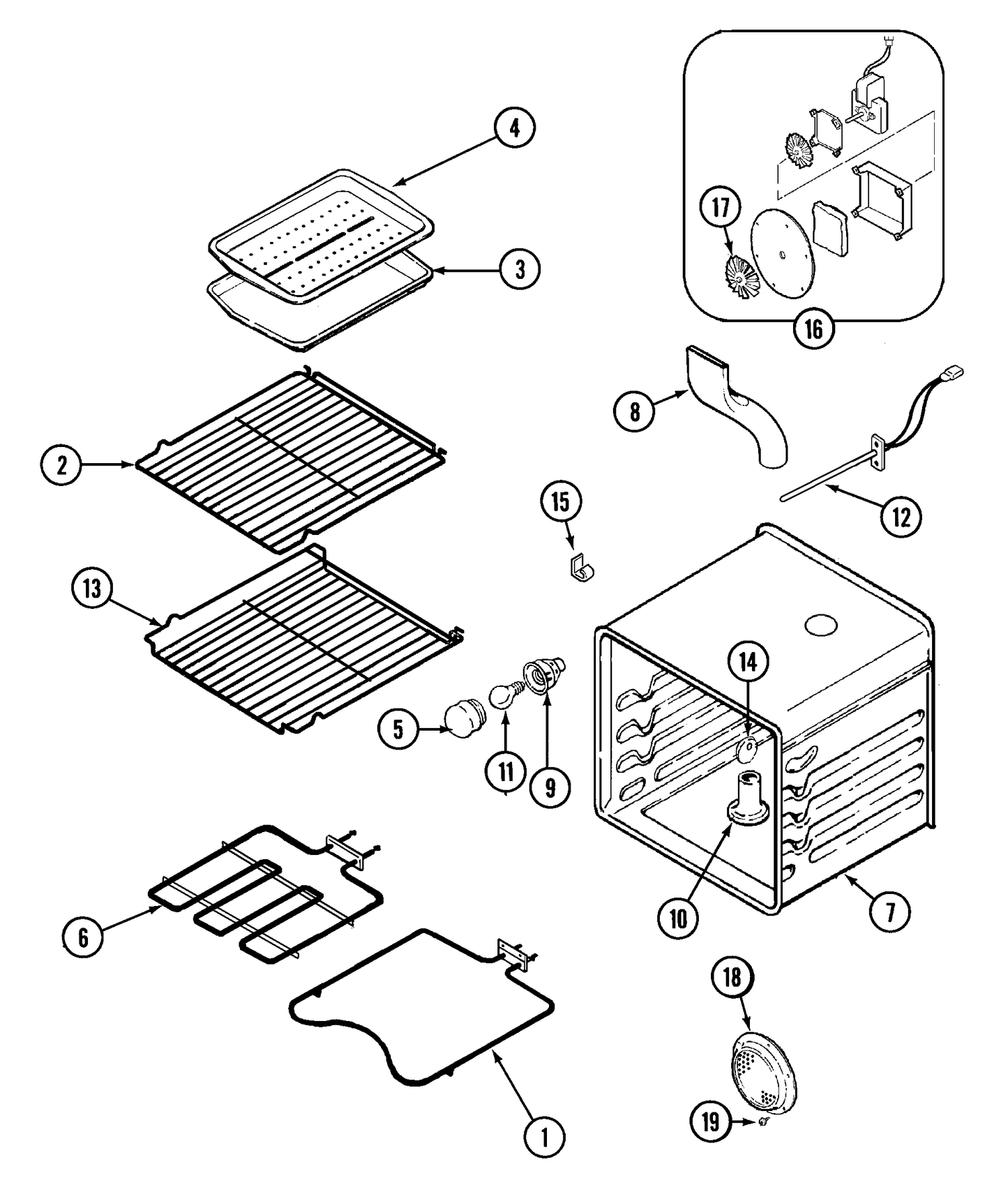 Whirlpool Oven Bake Element WP71001680