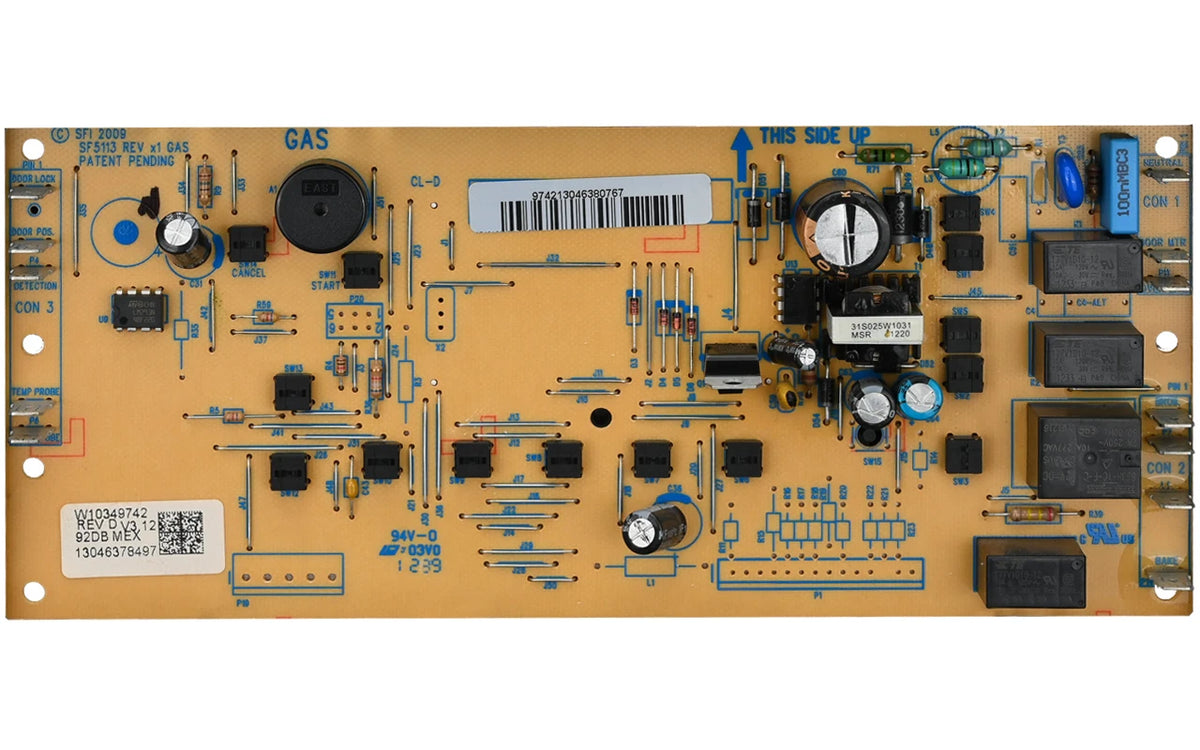 Whirlpool Electronic Touchpad Control Board Assembly WPW10349742