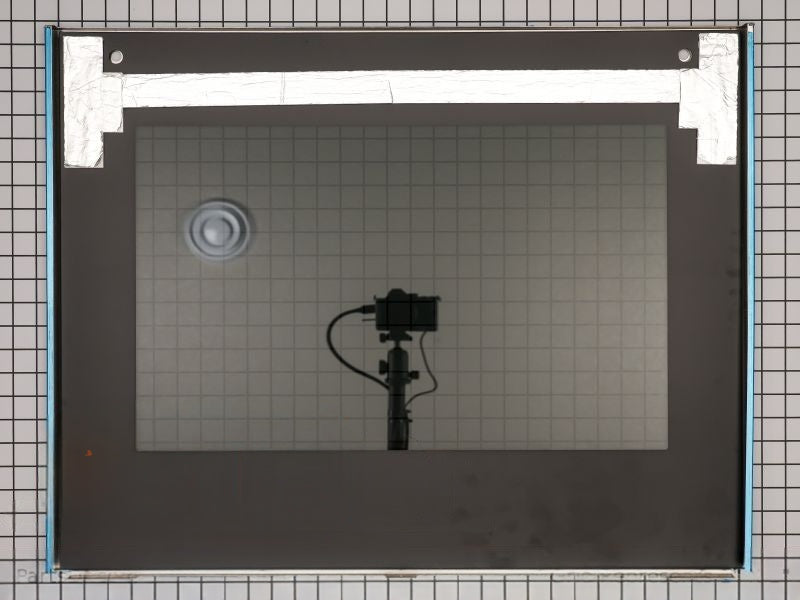 KitchenAid Electric Range - Oven/Stove Outer Door Glass (Black) KFEG500ESS3