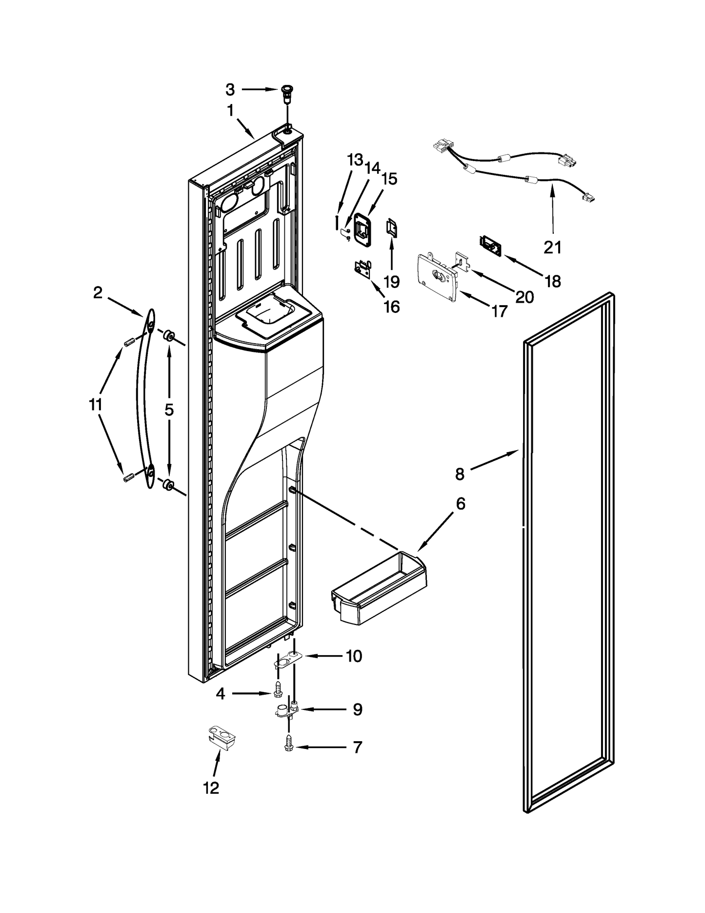Whirlpool Door Bin WPW10430639
