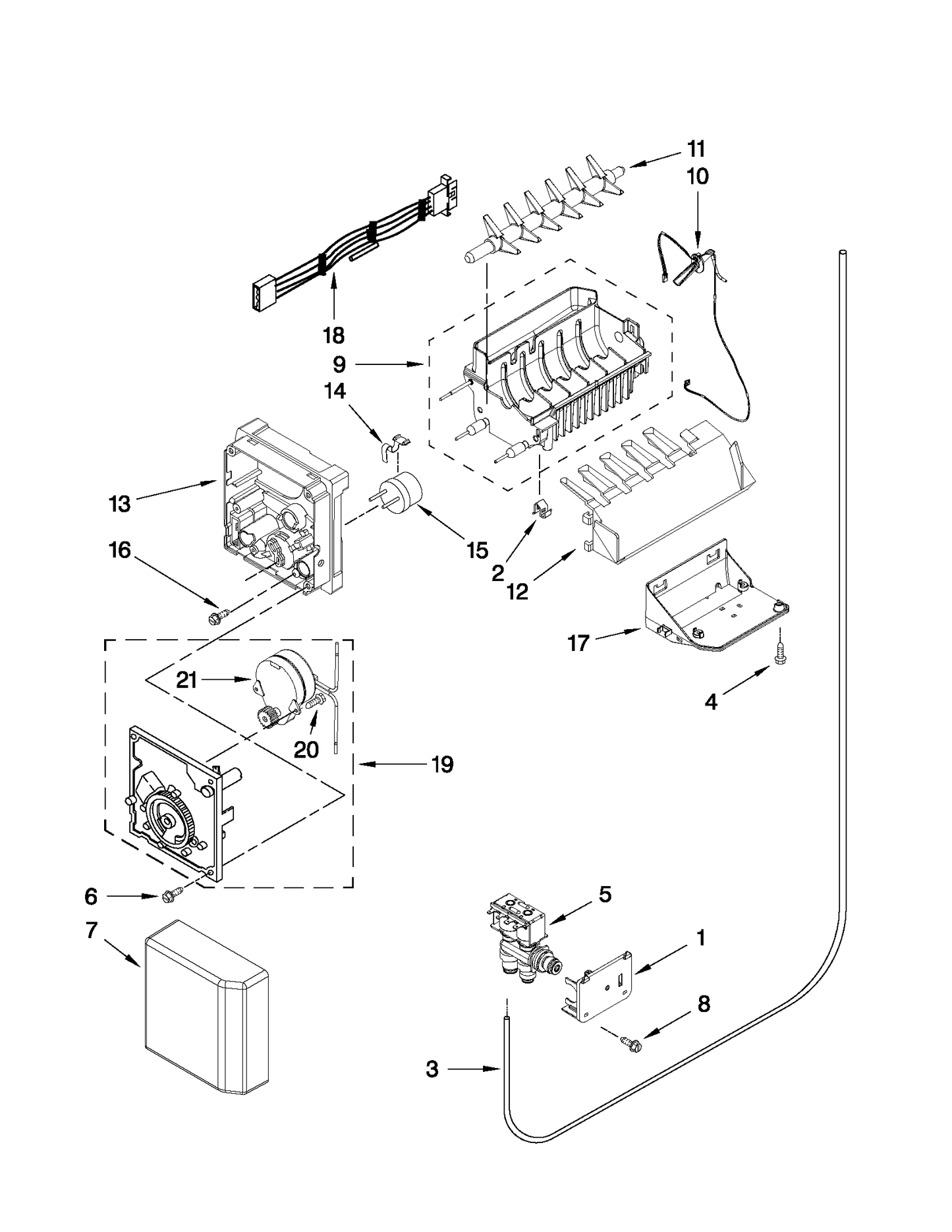 Whirlpool Dual Inlet Water Valve WPW10258562
