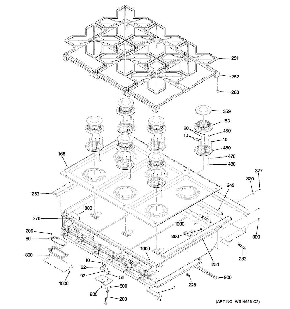 GE LP Conversion Kit WB28K10538