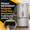 Whirlpool WRF535SWHZ07 Refrigerator Control Panel Unresponsive? Troubleshooting and Reset Tips