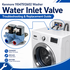 Kenmore 11047512602 Washer Water Inlet Valve Troubleshooting and Replacement Guide
