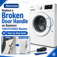 How to Replace a Broken Door Handle on Kenmore 11047512602 Washer