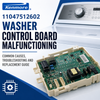 Kenmore 11047512602 Washer Control Board Malfunctioning: Common Causes, Troubleshooting and Replacement Guide