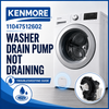 Kenmore 11047512602 Washer Drain Pump Not Draining: Troubleshooting and Replacement Guide