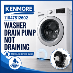 Kenmore 11047512602 Washer Drain Pump Not Draining: Troubleshooting and Replacement Guide